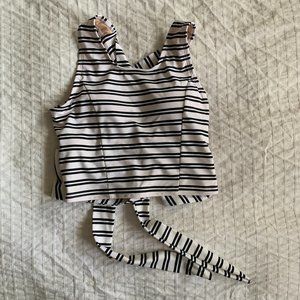 Lime Ricki Bathing Suit Crop Top